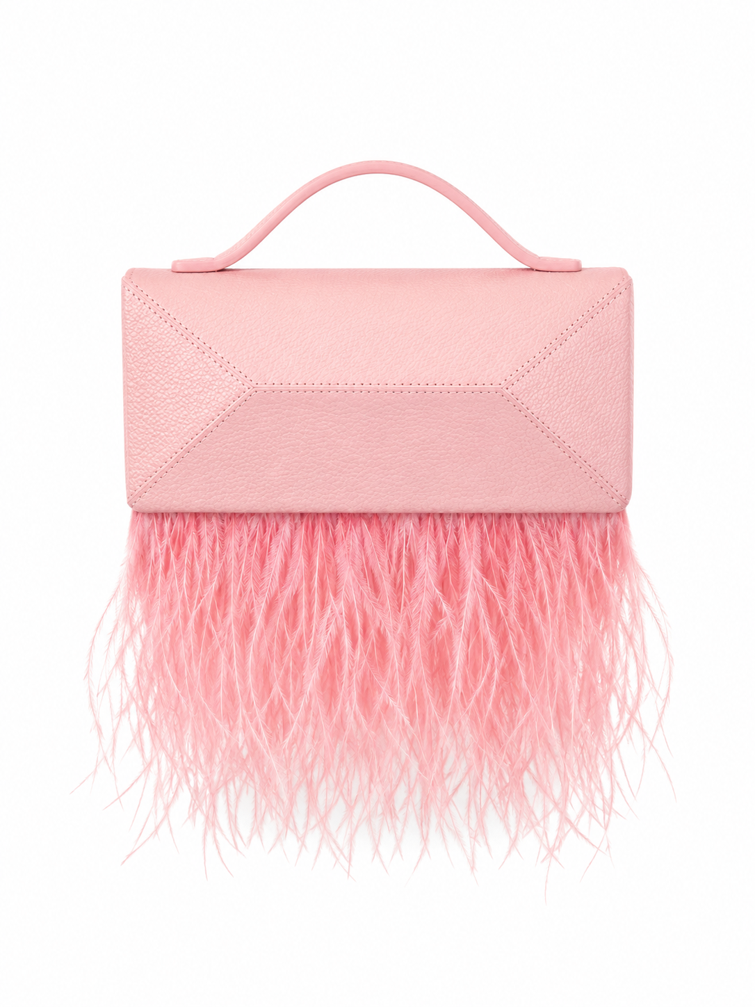 Mini jazz plumas rosado