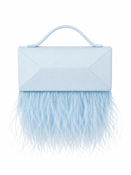 Mini jazz plumas azul bebe